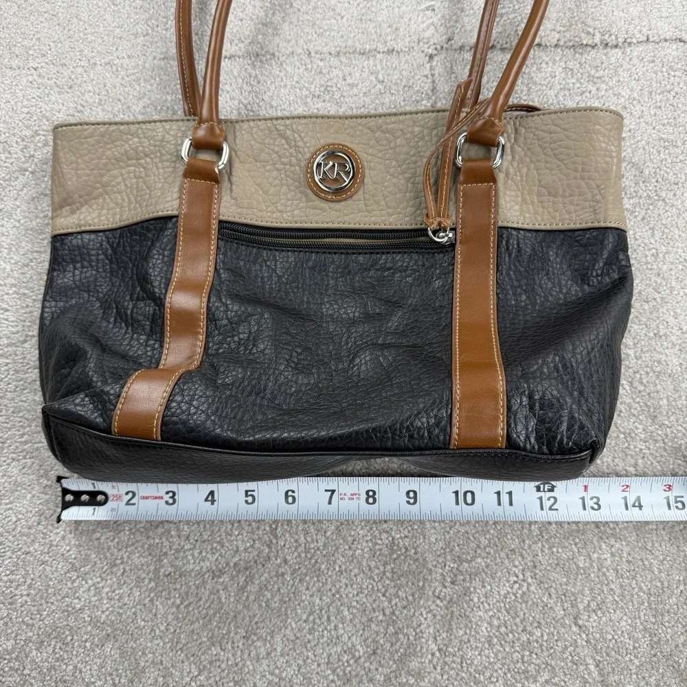 Sakroots ‎ Purse Black Tan Camel Block Coloring Shoulder Bag